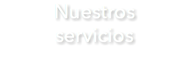 Nuestros servicios